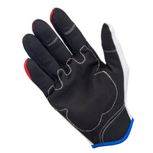 Load image into Gallery viewer, Biltwell Moto Gloves - Red/White/Blue