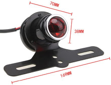 Load image into Gallery viewer, 1" Round Motorcycle Brake Tail Light