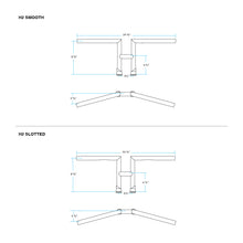 Load image into Gallery viewer, Biltwell H2 Bar Blk 1" Slotted