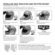 Load image into Gallery viewer, Biltwell Lanesplitter Shield Gen 2 Smoke
