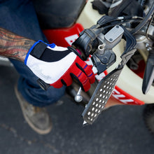 Load image into Gallery viewer, Biltwell Moto Gloves - Red/White/Blue