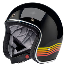 Load image into Gallery viewer, Biltwell Bonanza Gloss Black Spectrum Helmet Medium
