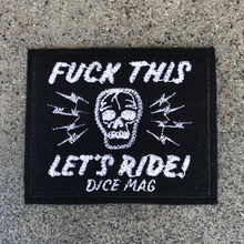 Load image into Gallery viewer, DICE FTLR Skull Chain Stitched Patch
